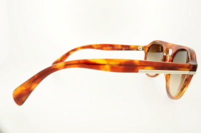 Pre-owned Prada Sunglasses Spr 09ps 4bw6s1 51mm Havana Frame Brown Gradient Lenses