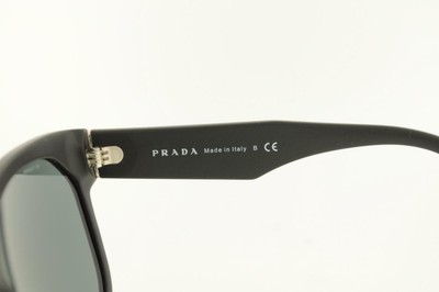 Pre-owned Prada Sunglasses Pr 10rs 1bo1a1 57mm Matte Black Frame With Gray Lenses