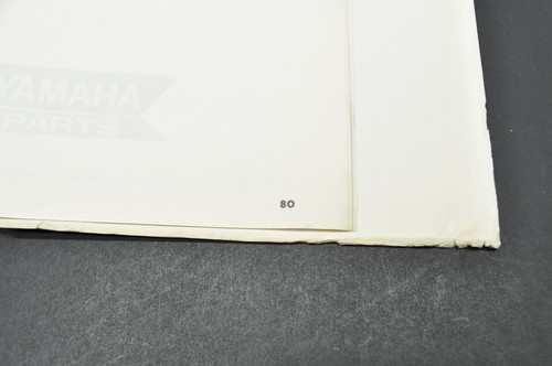 Vintage 1975 Yamaha TT500 C  Motorcycle Parts List Book Diagram Manual
