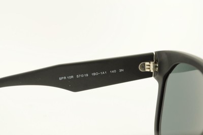 Pre-owned Prada Sunglasses Pr 10rs 1bo1a1 57mm Matte Black Frame With Gray Lenses