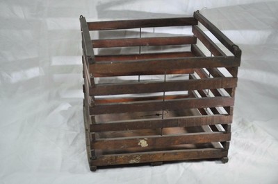 Vintage Old Wood Chicken Egg Farm Barn Crate 13 X