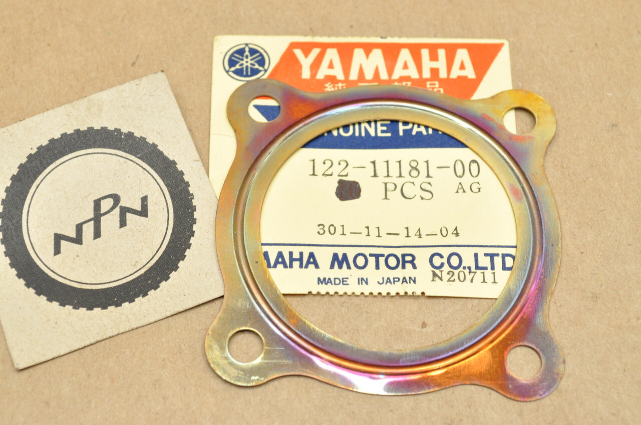 出品① yama NOS Yamaha 1978-79 GT80 1966 YGS1 Cylinder Head Gasket 122