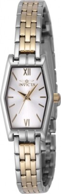 Женские часы Invicta Angel с кварцевым серебряным циферблатом 48128