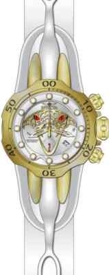 Мужские часы с хронографом Invicta Venom с серебряным циферблатом 28389