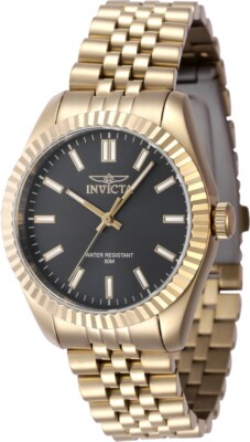 Женские часы Invicta Specialty с черным кварцевым циферблатом 47504
