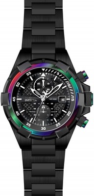 Мужские часы Invicta Aviator с хронографом и черным циферблатом 28131