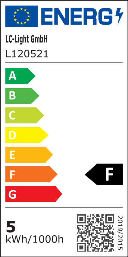 Clasificación energética:F