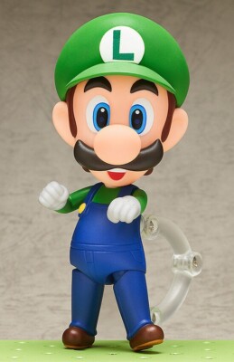 Good Smile Super Mario Bros Nendoroid Luigi Figure 393 Brand New Factory Sealed!