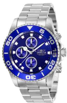 Мужские часы Invicta Pro Diver Chronograph с синим циферблатом 28690