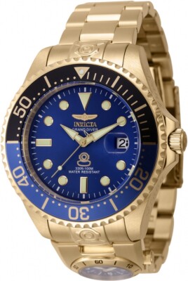 Мужские часы Invicta Pro Diver с автоматическим синим циферблатом и безелем Batman 45819