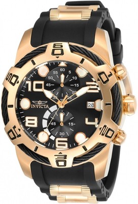 Мужские часы с хронографом Invicta Bolt с черным циферблатом 24219