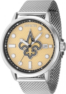 Кварцевые мужские часы Invicta Nfl New Orleans Saints 47981