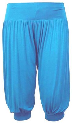 Ladies 3/4 Alibaba Harem Baggy Trouser Shorts Women Cropped Summer Pant 8-22
