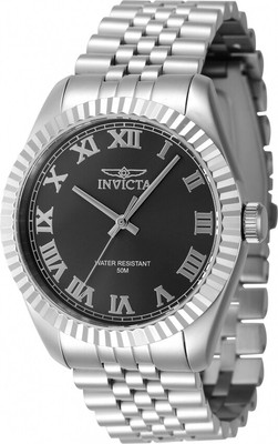 Мужские часы Invicta Specialty с черным кварцевым циферблатом 47396