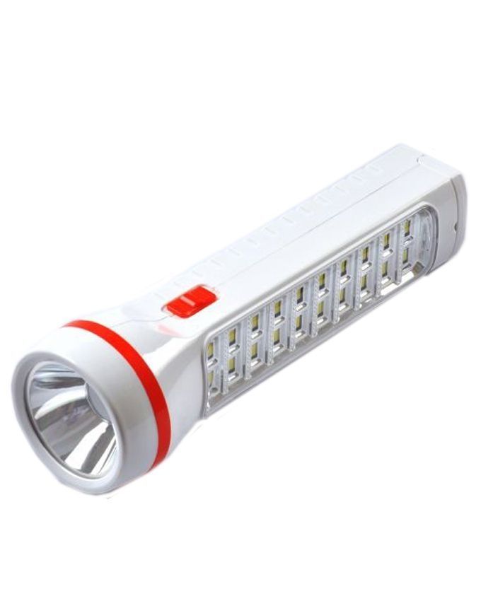 Lampada Torcia Emergenza Portatile Ricaricabile Luce 21 Led 2+1w Dp-9111 hsb