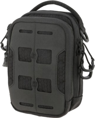 Maxpedition AGR CAP Compact Admin Pouch Black Foam Padding Paracord Zipper Pulls