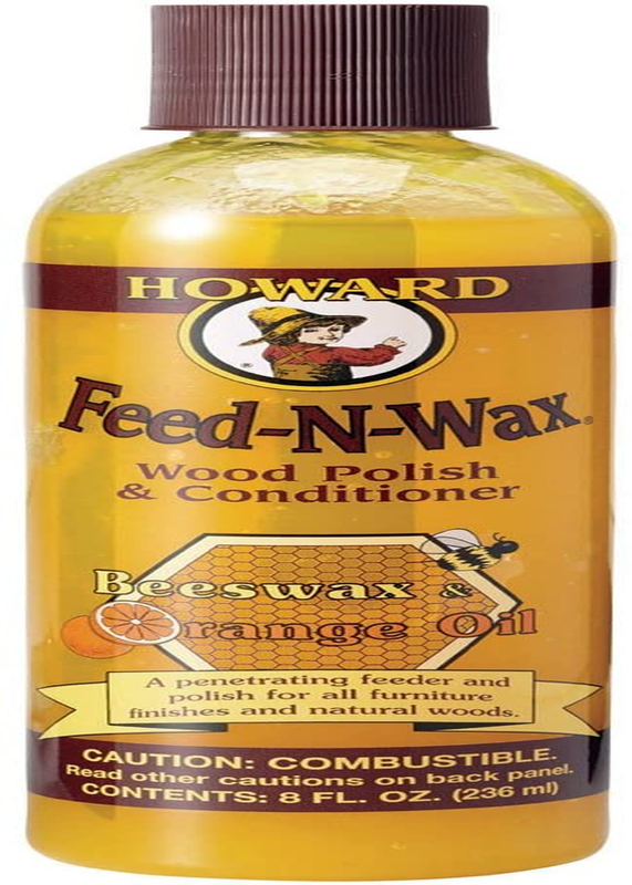 Feed-N-Wax Wood Polish & Conditioner, 8 oz, Orange