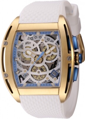 Pre-owned Invicta S1 Rally Chronograph Quartz Light Blue And Silver Dial Men's Watch