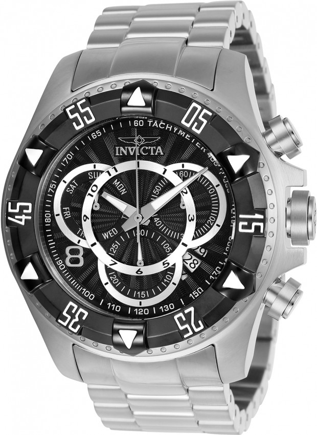 Pre-owned Invicta Reserve Men's 52mm Excursion Swiss 24261 Chronograph Bracelet Watch