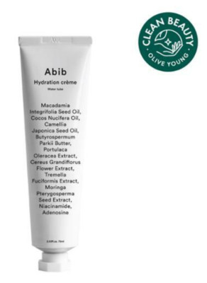 Abib Hydration Cream Water Tube 75ml Moisturizing K-Beauty