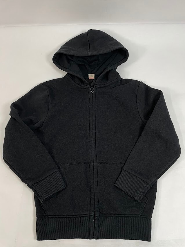 Back Tu School Boys Black Full Zip Hoodie Size 6 Years (116cm)