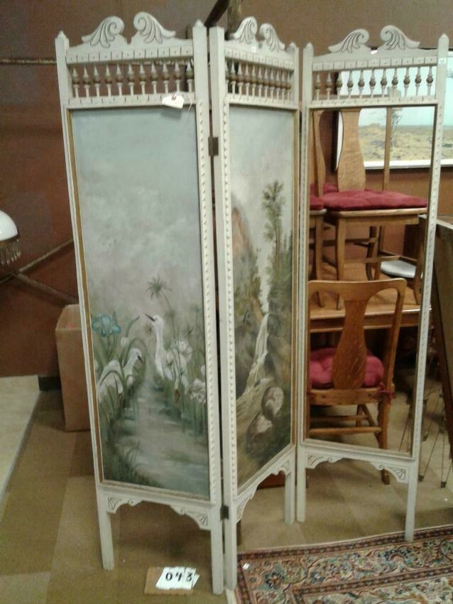Victorian 3 Panel Dressing Screen