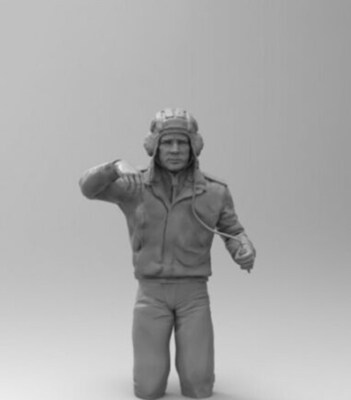 Unpainted Unassembled1/16 Scale Winter Garage Solider Model Figure Kit 