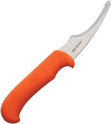 3.875" Orange Rubber Rubber Handle