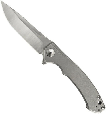 Zero Tolerance 0450 Flipper Knife 3.25'' Plain Edge S35VN Blade Titanium Handle