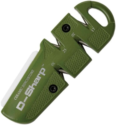 Lansky Multi-Angle D-Sharp For Knife Sharpening Ceramic Benchstone V-Grooves