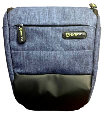 Camera Bag - evecase - Superior Protection/Padded Compartment - NEW - Blue/Grey