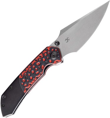 New Kansept Knives Fenrir Framelock Red Left K1034L2
