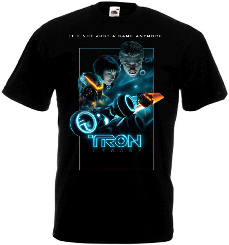 TRON LEGACY Movie Poster T shirt Black all sizes | eBay