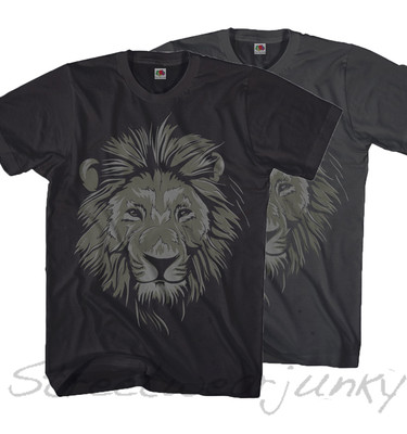 ★Herren Funny Vintage T-shirt Art Lion Casual Look Game Polo Neu S-XXXL L009★