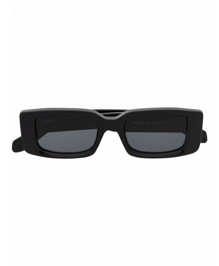 Pre-owned Off-white Arthur Square Frame Sunglasses 100% Authentic Brand In Black