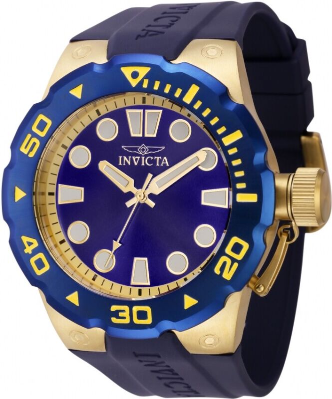 Invicta Pro Diver Quartz Blue Dial Men Watch 37740