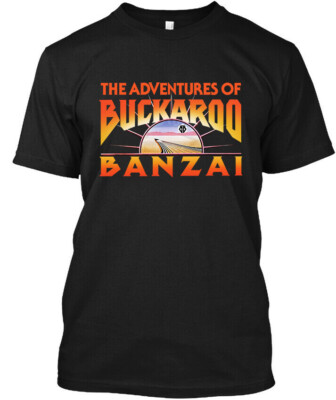 Limited NEW Popular The Adventures of Buckaroo Banzai Vintage Logo T-SHIRT S-4XL