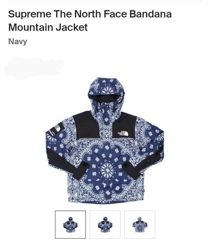 ジャケット・アウター Supreme North Face Bandana Mountain 14aw FW14 Supreme TNF The North Face Bandana Mountain Jacket