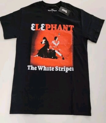 NEW Sz Small THE WHITE STRIPES Elephant Album T-shirt Jack Meg White Spencer's 