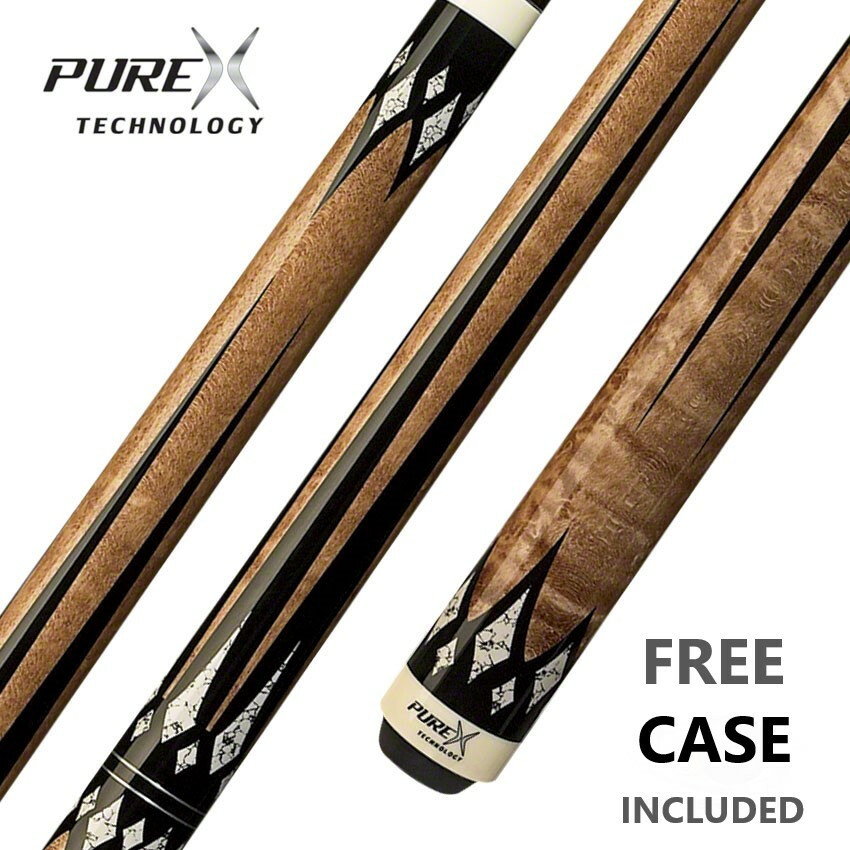 ビリヤードキュー Greatest Player professional PureX HXT65 Pool Cue & Case 11.75-12.75mm Low Deflection