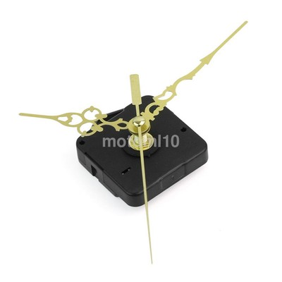 Quartz Clock Movement Mechanism short Spindle Gold Hand Kit DIY ca