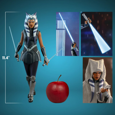 SIDESHOW HOT TOYS TMS021 STAR WARS THE CLONE WARS AHSOKA TANO FIGURE MISB