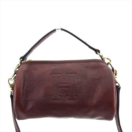 HIROFU Shoulder Bag H Mark Leather Authentic USED E16909 | eBay HIROFU Shoulder Bag H Mark Leather Authentic USED E16909 | eBay