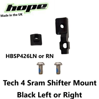 Hope Tech 4 Sram Shifter Mount - Black - Left or Right HBSP426 (Brand New)