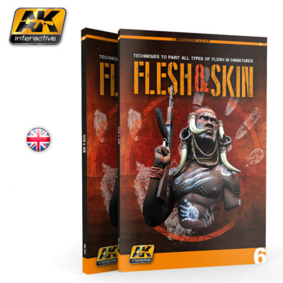 FLESH & SKIN TECHNIQUES MINIATURES GUIDE BOOK AK INTERACTIVE MODEL ACCESSORY