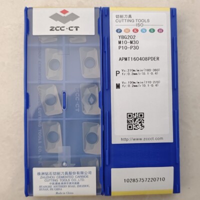 10pcs APMT160408PDER YBG202 ZCC Cutting Tools CNC blade Carbide Inserts Original