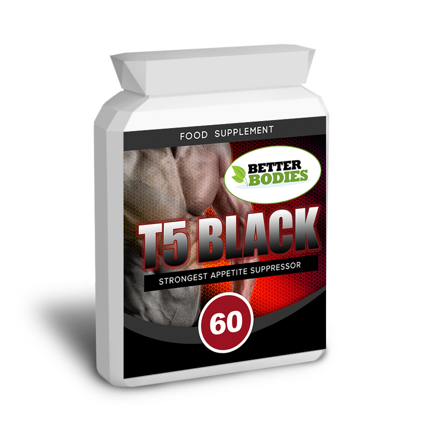 Appetite Suppressant Strong T5 Black Reduces Hunger Low Carb Slimming
