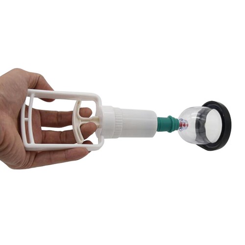 Shock Pulse E-Stim Nipple Stimulation Breast Cup Suction Pump Enlarger BDSM