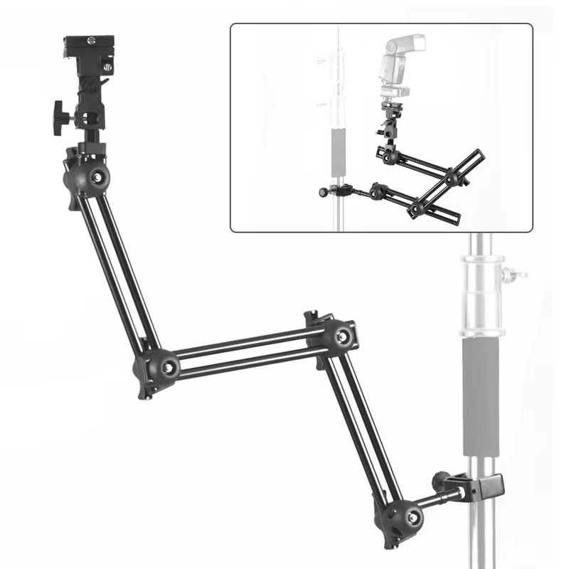Three-section adjustable holder Articulated Arm sliding extension system For Mou