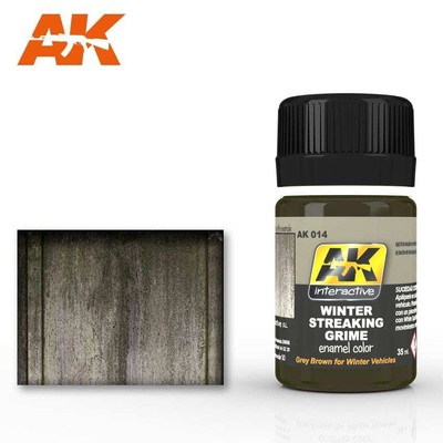 AK Interactive Winter Streaking Grime - Scenery Diorama Wargaming Warhammer